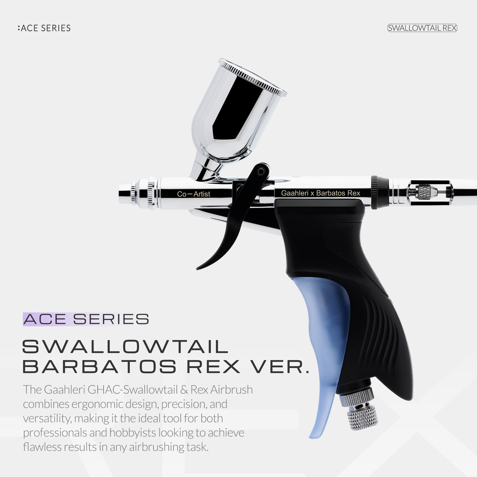 Gaahleri Seria Airbrush Ace GHAC-Swallowtail i Barbatos Rex