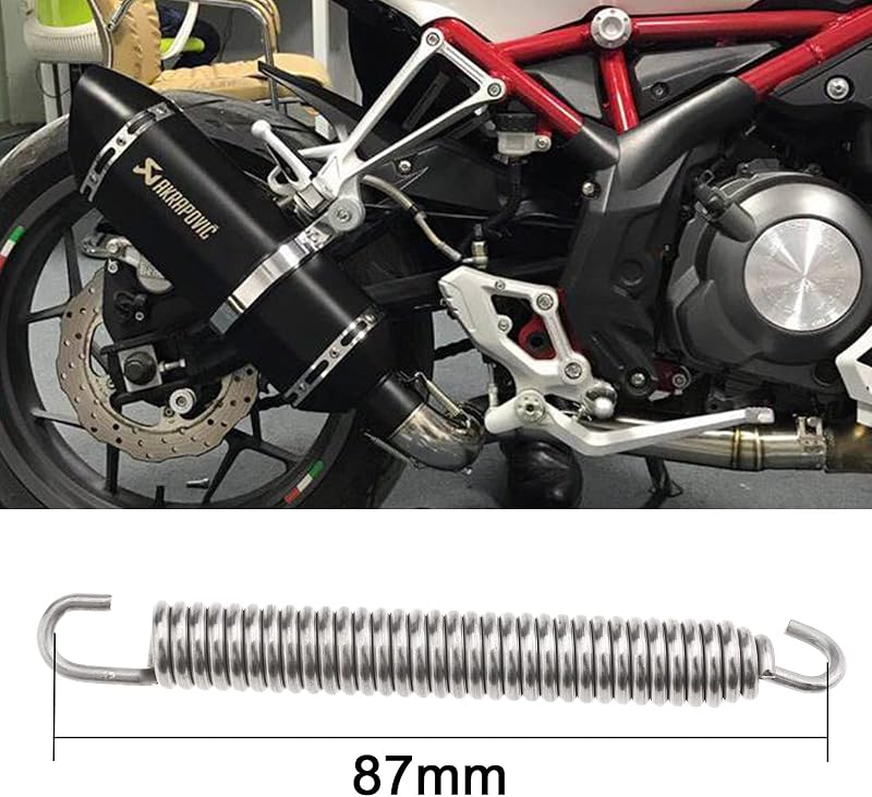 YINETTECH Rozsdamentes Acél Motorkerékpár Kipufogórugó 4 db 70 mm - Tágulási Kamra és Hangtompító Csatlakozáshoz
AI: I've created a Hungari
