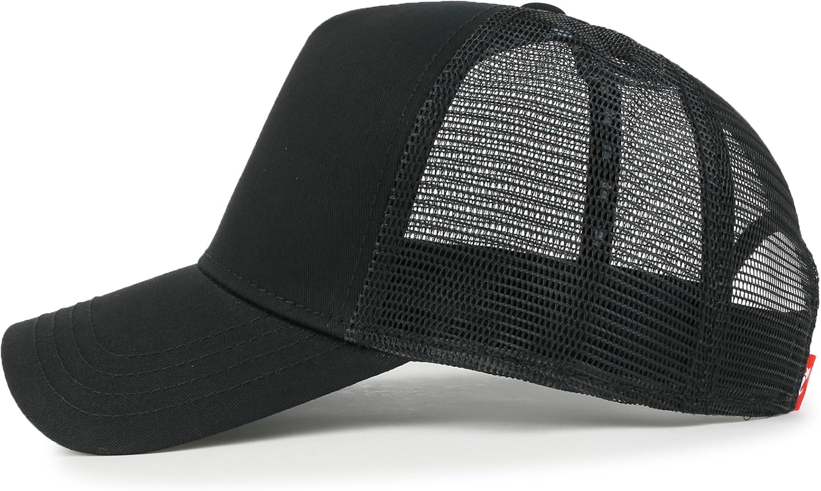 ililily Extra Large Solid Cotton Mesh Back Baseball Cap XL Big