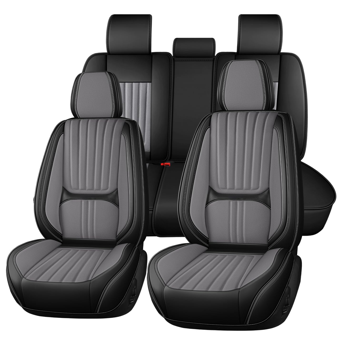 Pokrowce na siedzenia samochodowe, uniwersalne dopasowanie do VW Gol, VW, Polo, Passat, Golf, Caddy, Lupo, TGuan, Sharan, Phaeton, luksusowa skóra nappa, zestaw ochronny