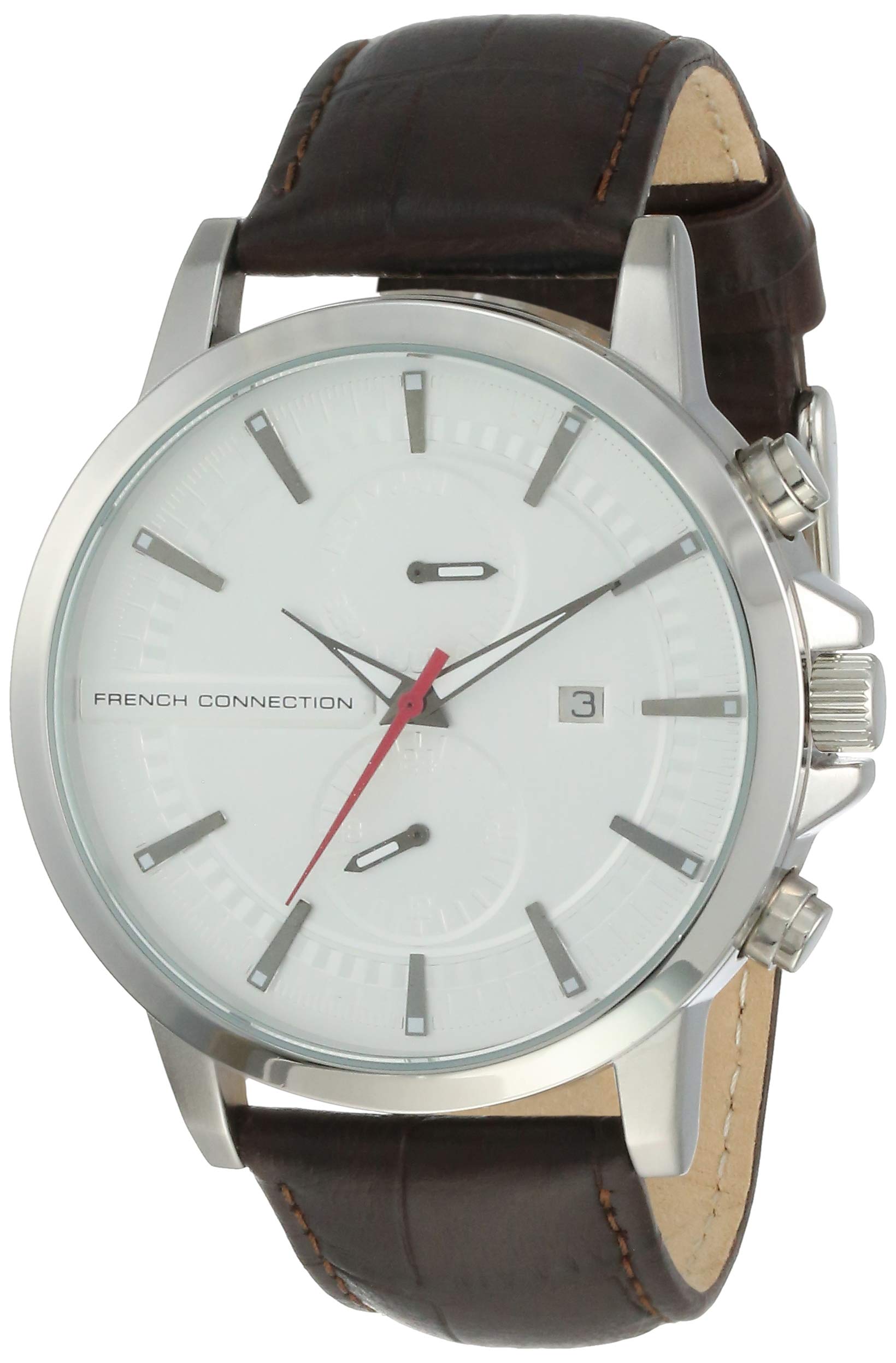 French Connection Analog Silver Dial Mens Watch-FC1270TA (B01D2XKGQO) Amazon Price History, Amazon Price Tracker