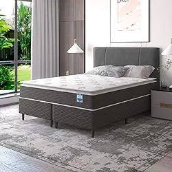 Cama Box King Molas Ensacadas Individualmente 193x203 Pillow Top Bertha Umaflex