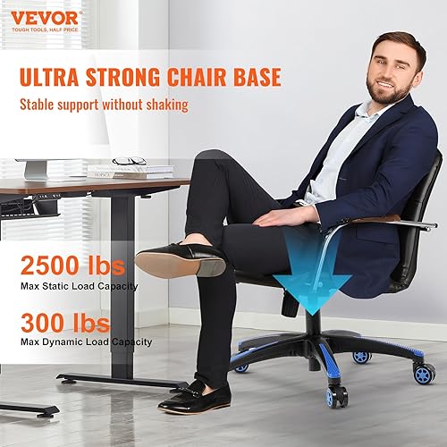 Miniatura 4 de VEVOR Repuesto de base para silla de oficina, 28 pulgadas, carga estática de 2500 libras, parte de base de silla de escritorio universal resistente