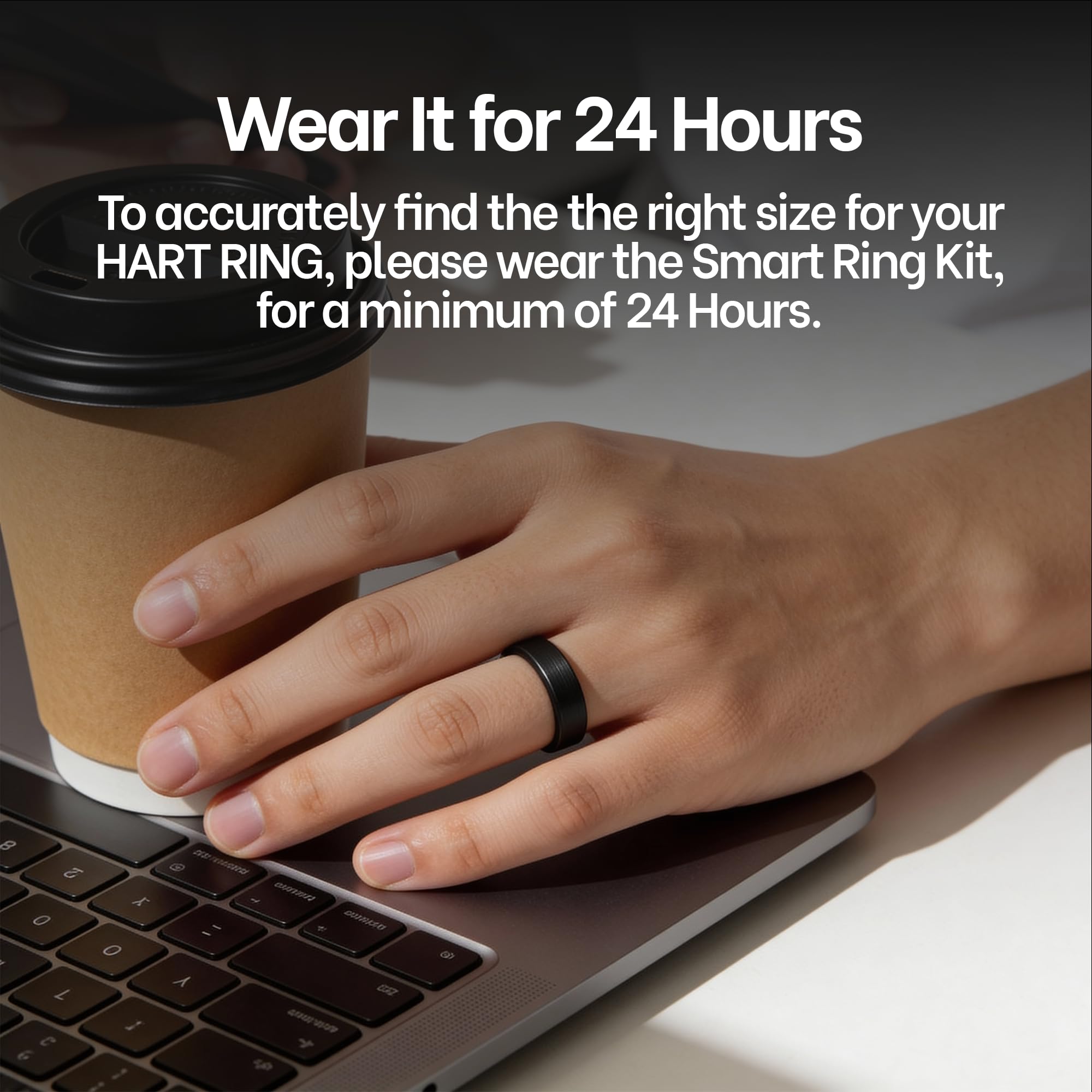 FITTR HART X2 Smart Ring Sizing Kit – Conferma la dimensione prima dell'acquisto – Scegli tra 8 misure