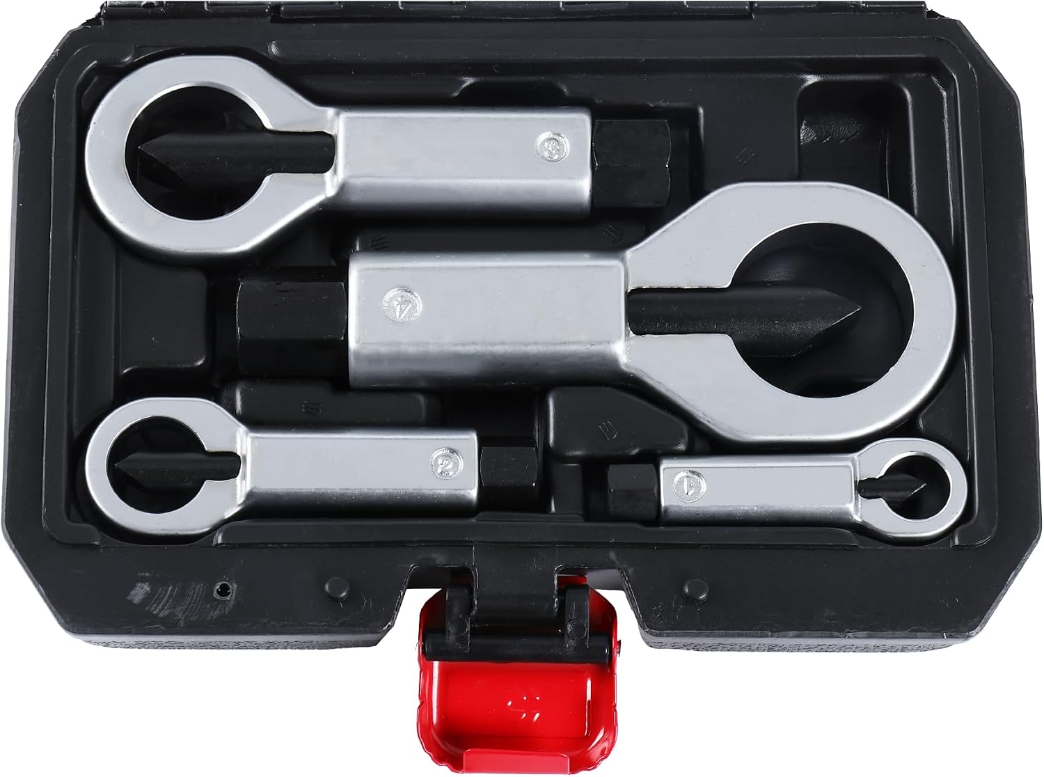 CCLIFE 4pcs High Hardness Bearing Steel Nut Sprinkler Set, 4 Sizes (9-12mm, 12-16mm, 16-22mm, 22-27mm), Remove Stuck/Rusted Nuts, Hand Tool for Automotive & Machine Repair