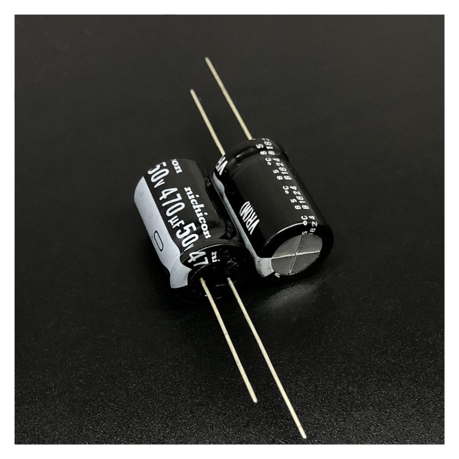 Condensateur 470 uF 50V aluminium 12.5x20mm pour réparation alimentation et audio