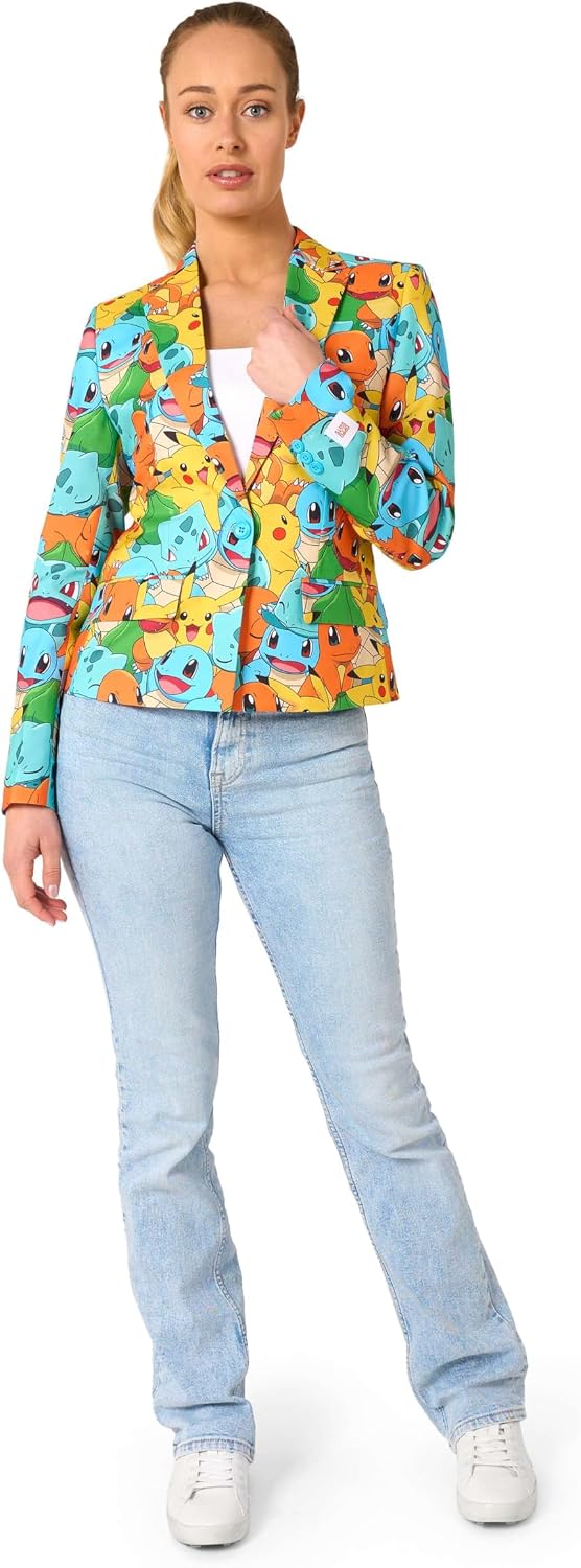 Opposuits Women’s Blazer - Slim Fit Jacket Costume - Official My Little Pony Outfit for Pride, Parties, Cosplay, Festivals