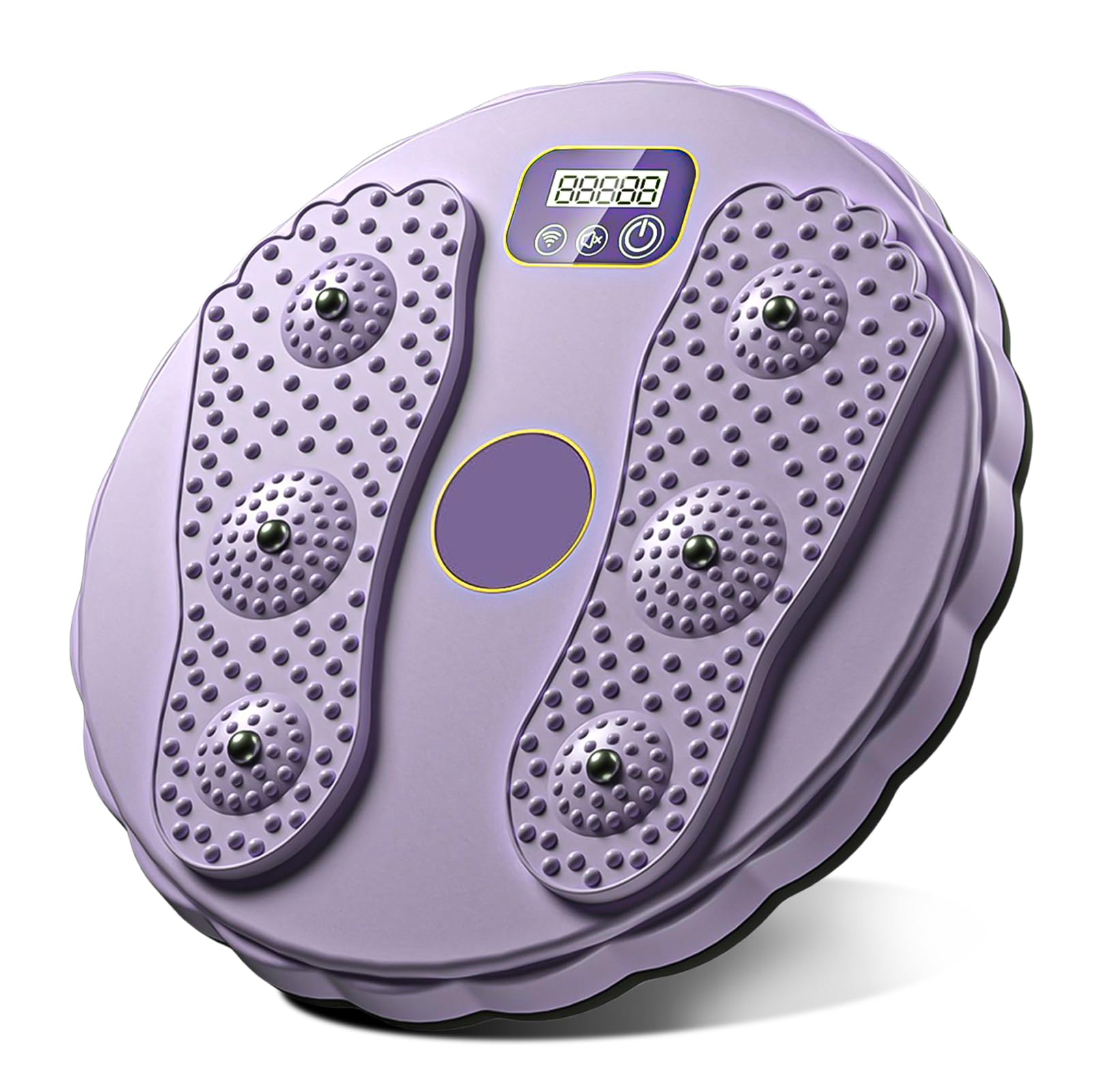 WIYETY Tour de taille avec compteur - Disque tournant antidérapant - Disque rota