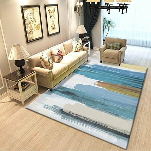 Miniatura 1 de ZZBBZZ-YJ Creativity Living Room Carpet Rectangular Area Rugs for Bedroom Dining Room Cloakroom Balcony Entrance Home Customizable Washable Non-Slip