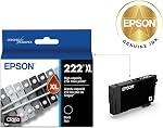 EPSON 222 Claria Ink High Capacity Black Cartridge (T222XL120-S) Works with Workforce WF-2960, Expression XP-5200