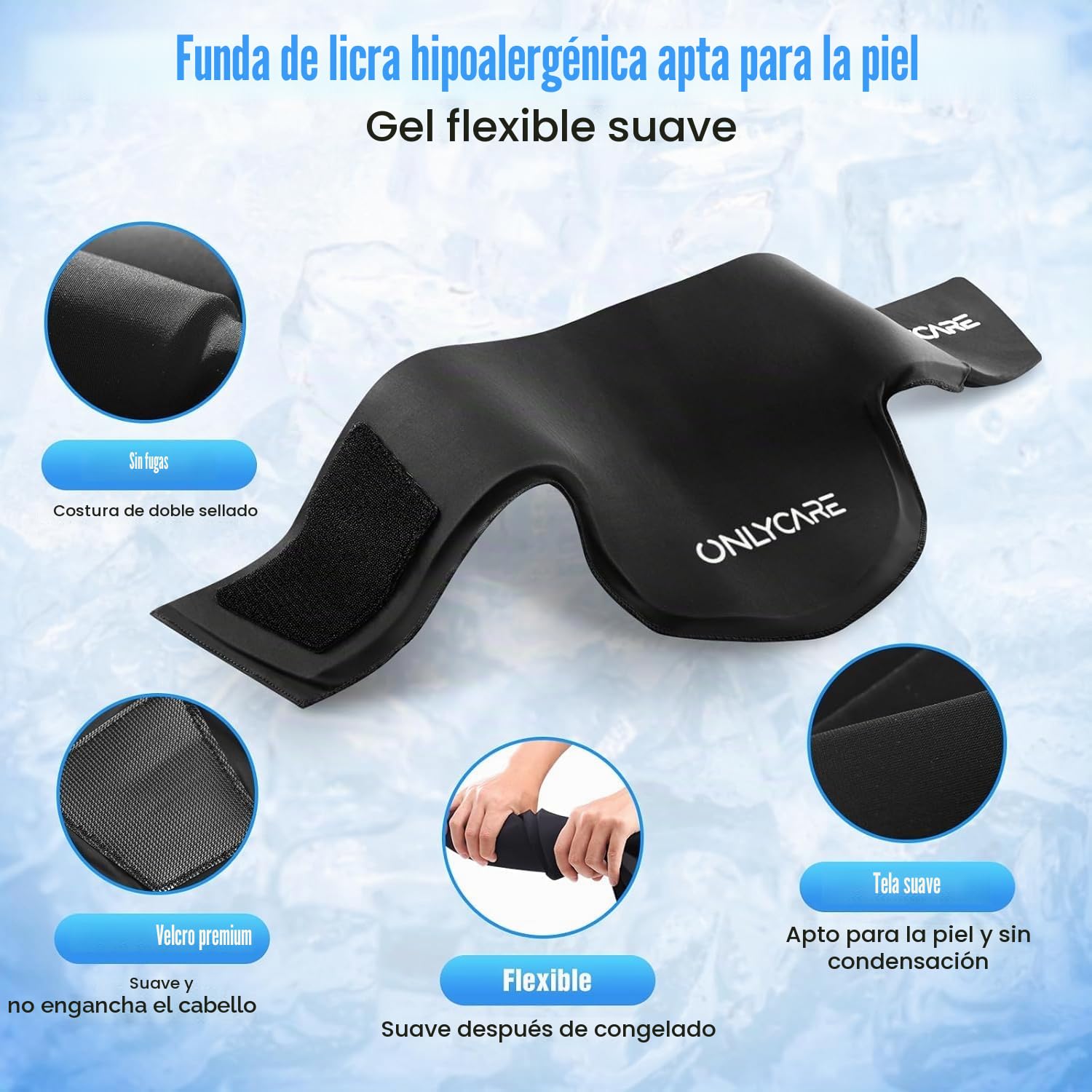 ONLYCARE Paquete de hielo para el cuello, alivio del dolor