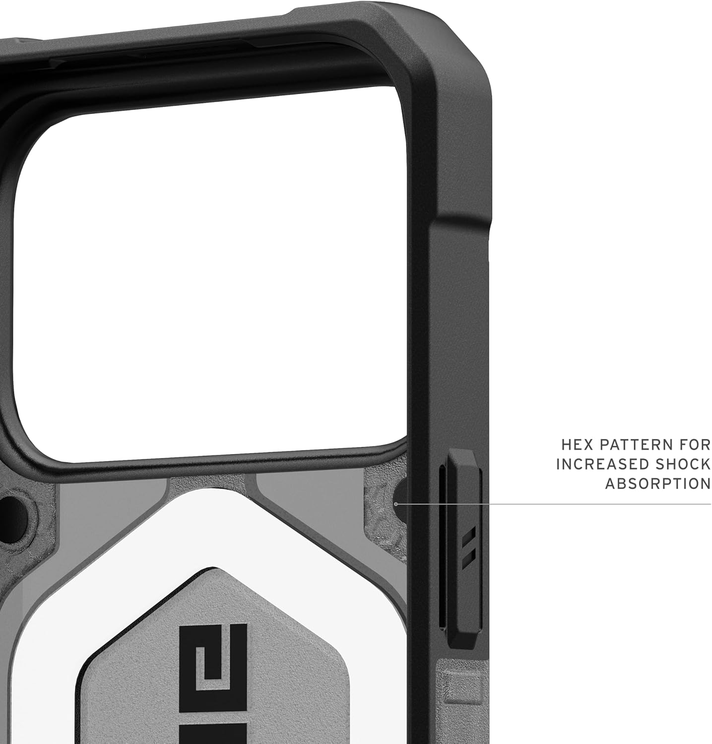 URBAN ARMOR GEAR UAG Designed for iPhone 17 Pro Case Pathfinder Clear - Compatible with MagSafe Military Grade Protective Cover, Ash/Black