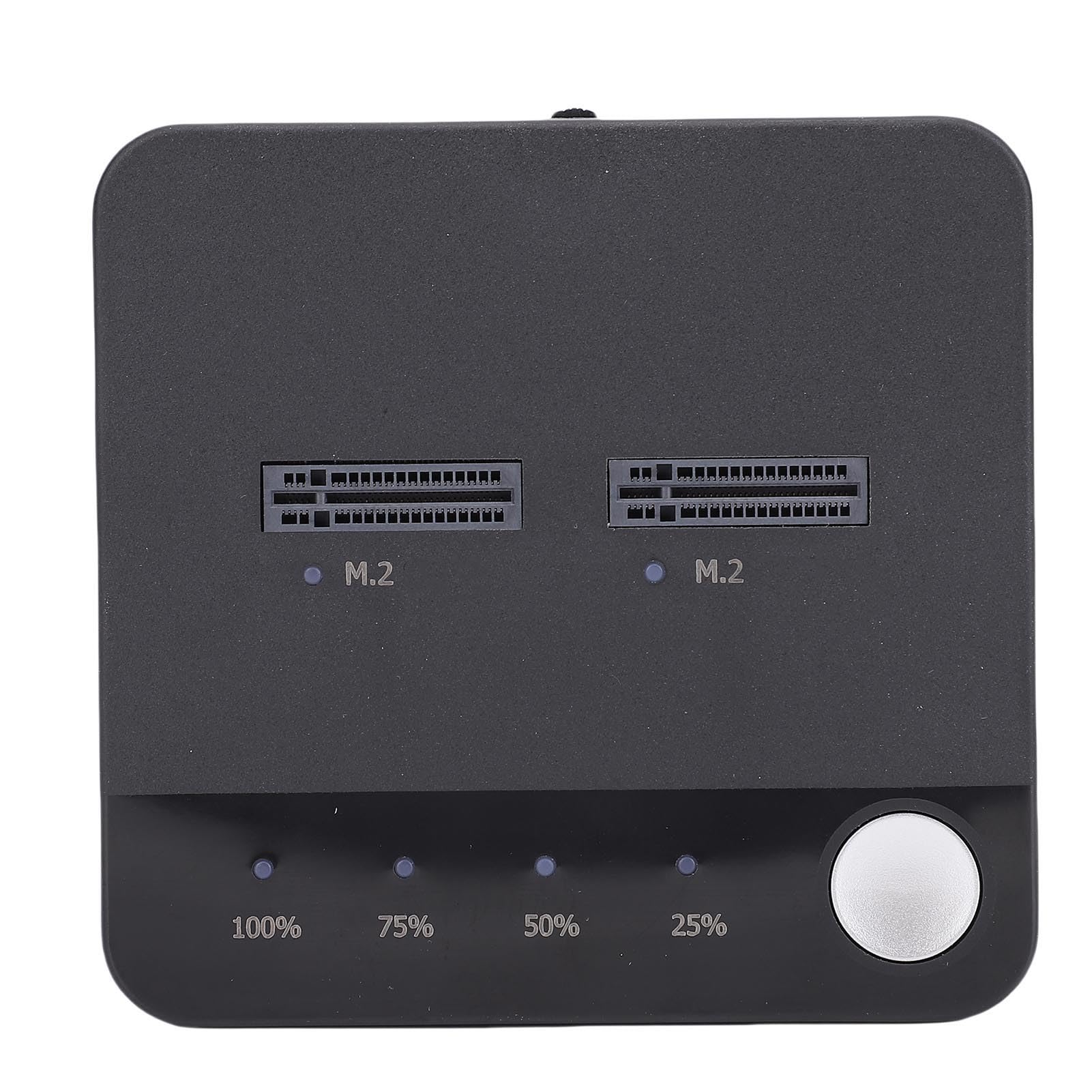 Kloner Duplikatora M.2, 20 Gb / S Seryjna ATA Dual Bay do Stacji Dokującej NVME, M.2 Dial SSD Obudowa, M2 Wsparcie w Trybie Offline UASP i Wykończenie UASP i Wykończenie