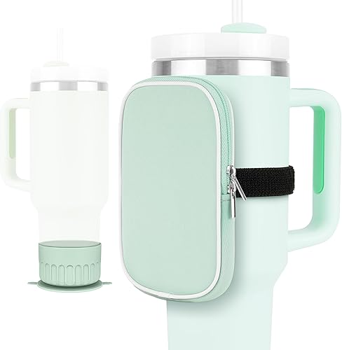 Epessa Bolsa para botella de agua para Stanley, bolsa para vaso Stanley Cup, bolsa para Stanley de 20 a 40 onzas, accesorios deportivos para