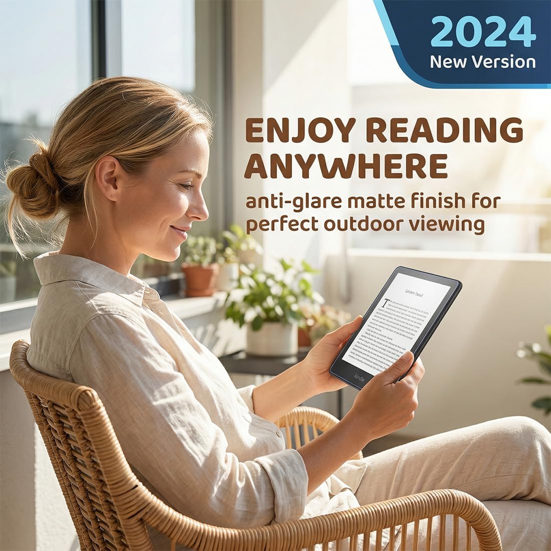 Pellicola Protettiva Antiriflesso in PET per Kindle Paperwhite 7 Pollici 12a Generazione 2024, Opaco