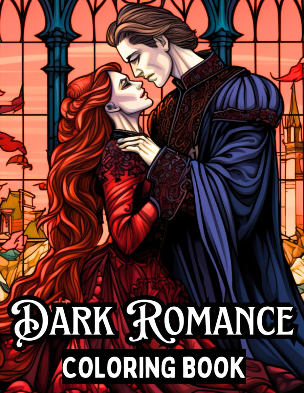 Dark Romance Coloring Book