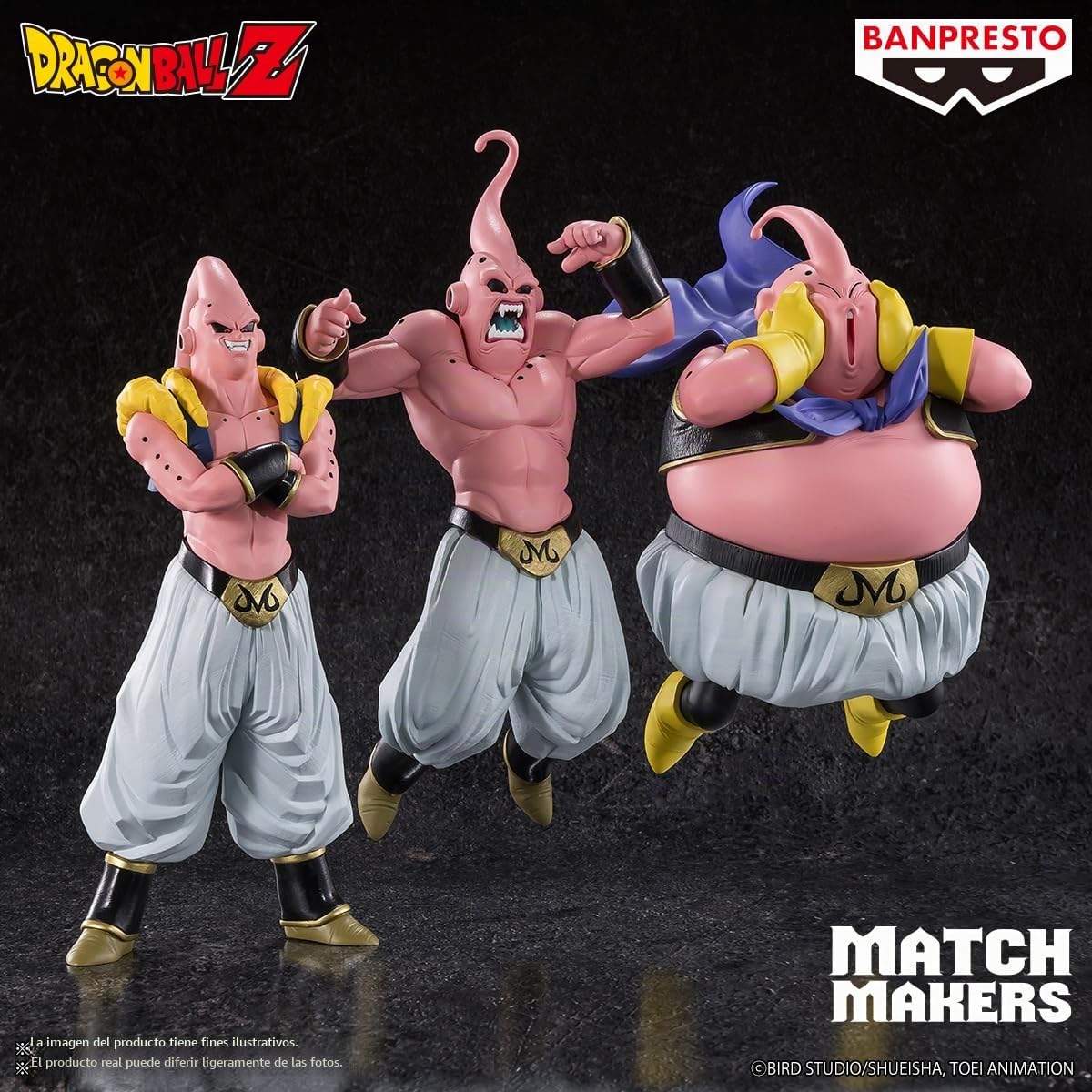 Banpresto Figura de Accion Majin Buu (Vs Gohan Ultimate Dragon Ball Z - Match Makers 18cm - BP28921P Multicolor - Figura Coleccionable - Ideal para los fanaticos del Anime