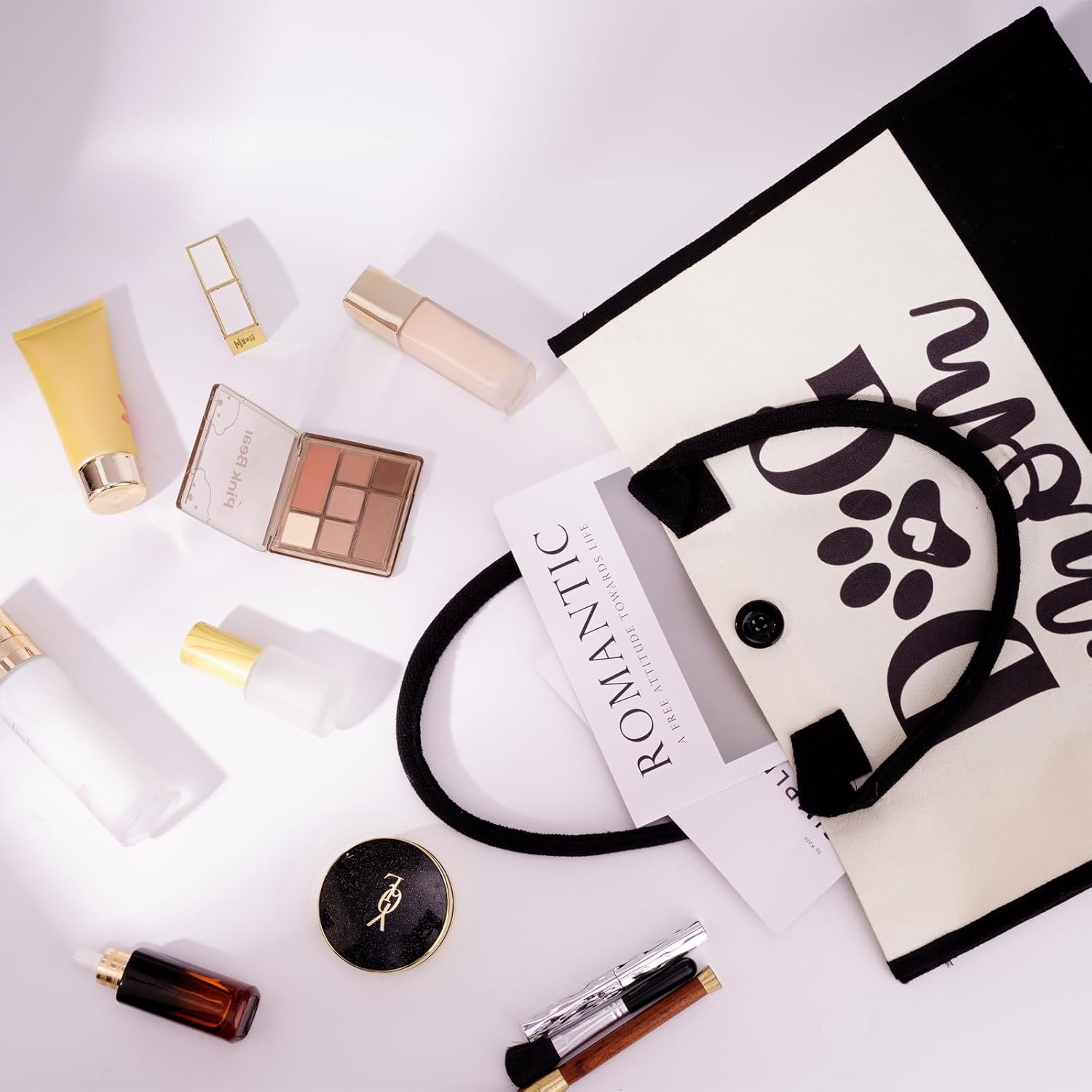 Dog Mom Gifts for Women Tote Bag Gifts for Dog Lovers Women Practical Grocery Bag for Birthday Christmas Gift Reusable Tote Bag for Shopping Travel Picnic(16.9''×12.6''×6.7'') - Image 3