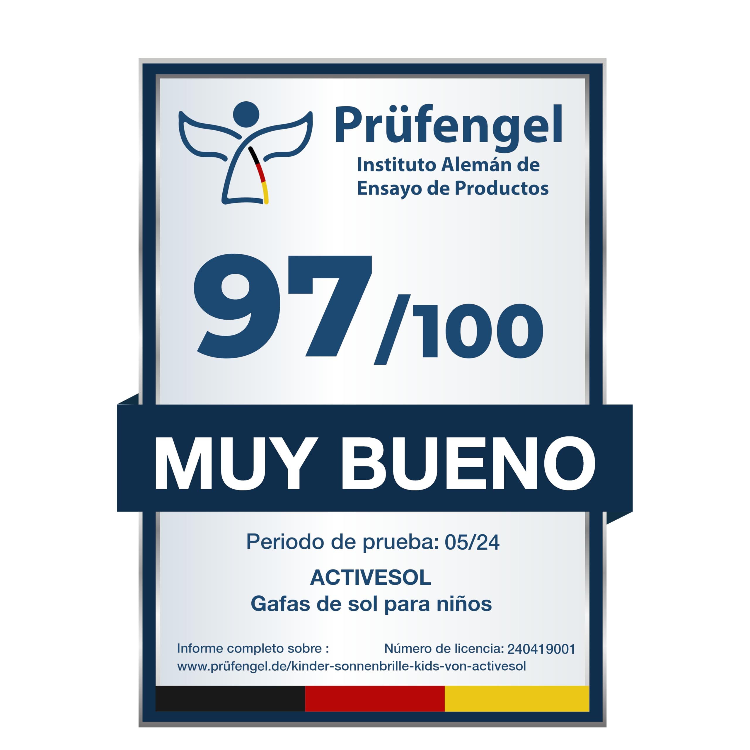 ActiveSol gafas de sol | NIÑO | 100% protección UV 400 | polarizadas | irrompibles, de goma flexible | 2-6 años | 22 gramos | Pirata
