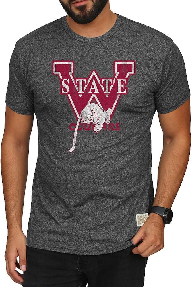 Elite Fan Shop NCAA Mens Retro T Shirt Soft Charcoal