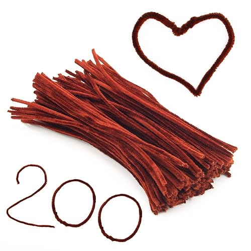 WIWAPLEX 200 piezas de 12 "x 0.236in purpurina arena creativa tallos de chenilla Sparkle tubos limpiadores para bricolaje proyectos de manualidades