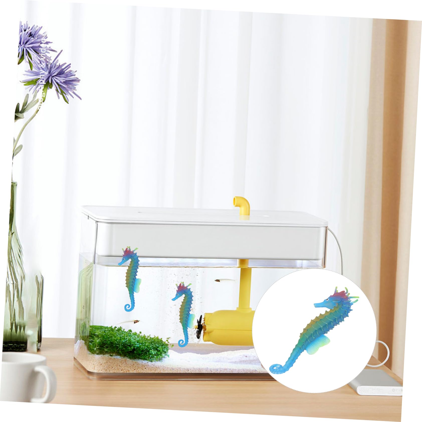 BESPORTBLE Ensemble de 4 Décorations Daquarium Artificielles pour Aquarium Simulation Créative de