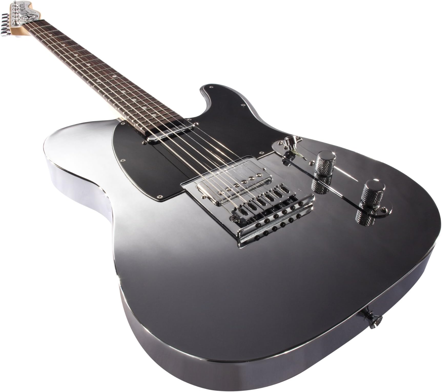 Normandy Alumicaster Electric Guitar with Maple Fretboard, Chrome Plated