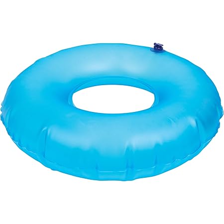 inflatable doughnut sitting