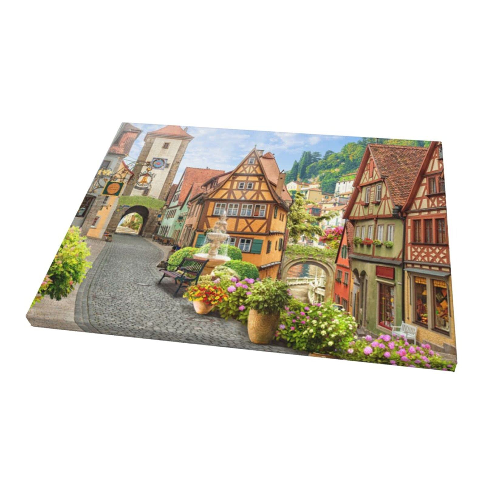 Amazon.co.jp: ヨーロッパの街並み アートパネル インテリア絵画