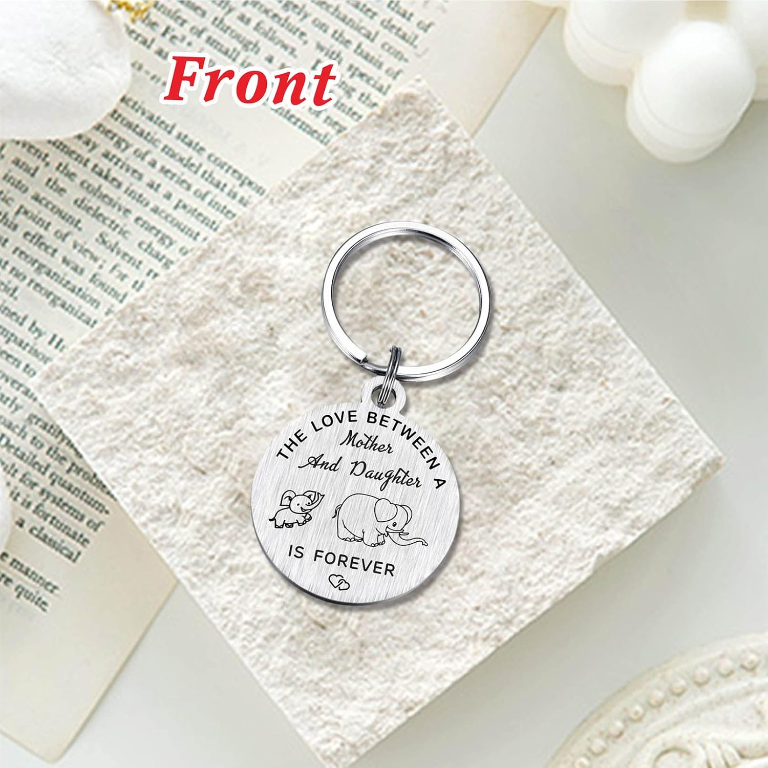 BAZLJY Mother's Day Gifts for Mom - Best Mom Gifts for Mothers Day Keychian Key Chain Keyring Birthday - Image 2