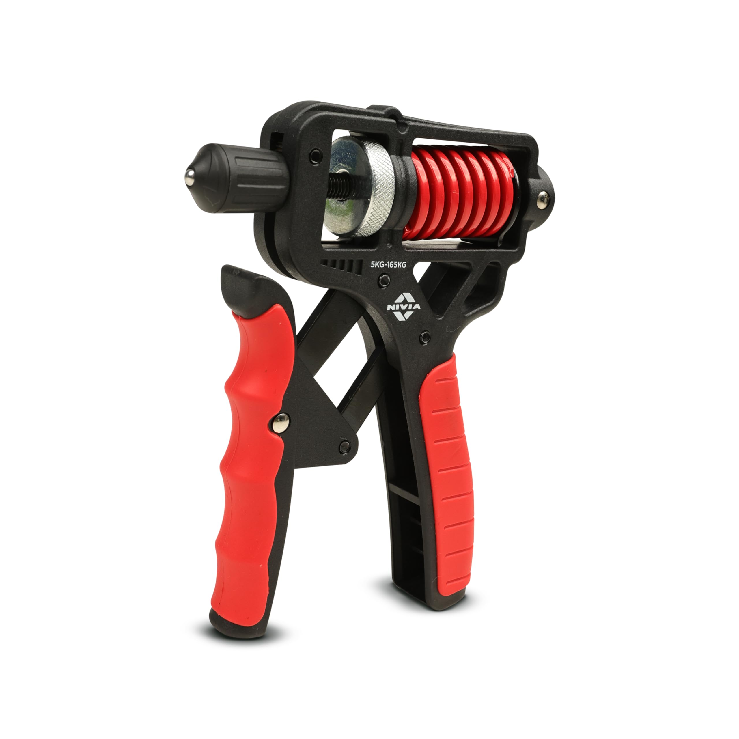 Nivia Xtreme Power Hand Grip, Adjustable Hand Grip, Hand Gripper for Men & Women for Gym Workout, Hand Exercise Heavy Strength Training Equipment for Forearms, Finger Exerciser, 5-165 kg resistance (Red)-picture-31