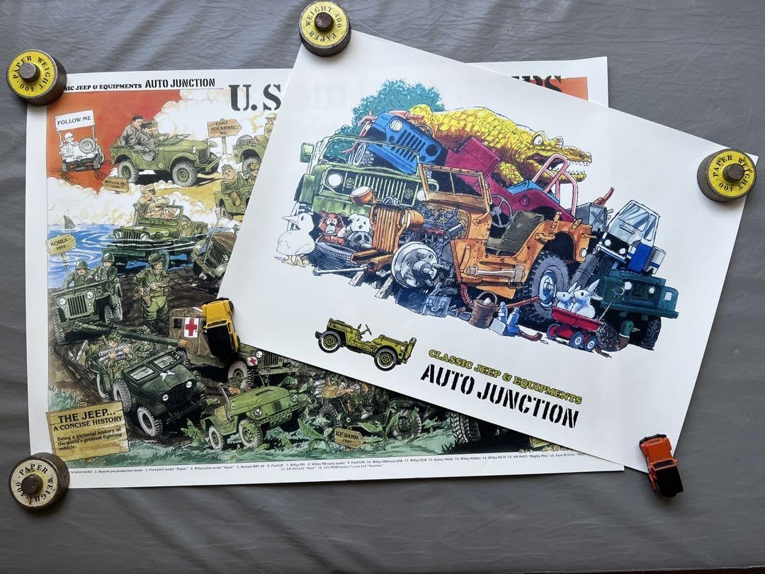 大塚康生 JEEP JEEP JEEP THE JEEP 大塚康生編 】【JEEP JEEP JEEP ウィルスB,フォードGPW