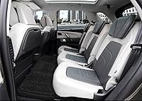 Vista 5 de Zone Tech tapete para piso de auto, universal, 1 unidad, largo, en caucho negro sólido de gran capacidad