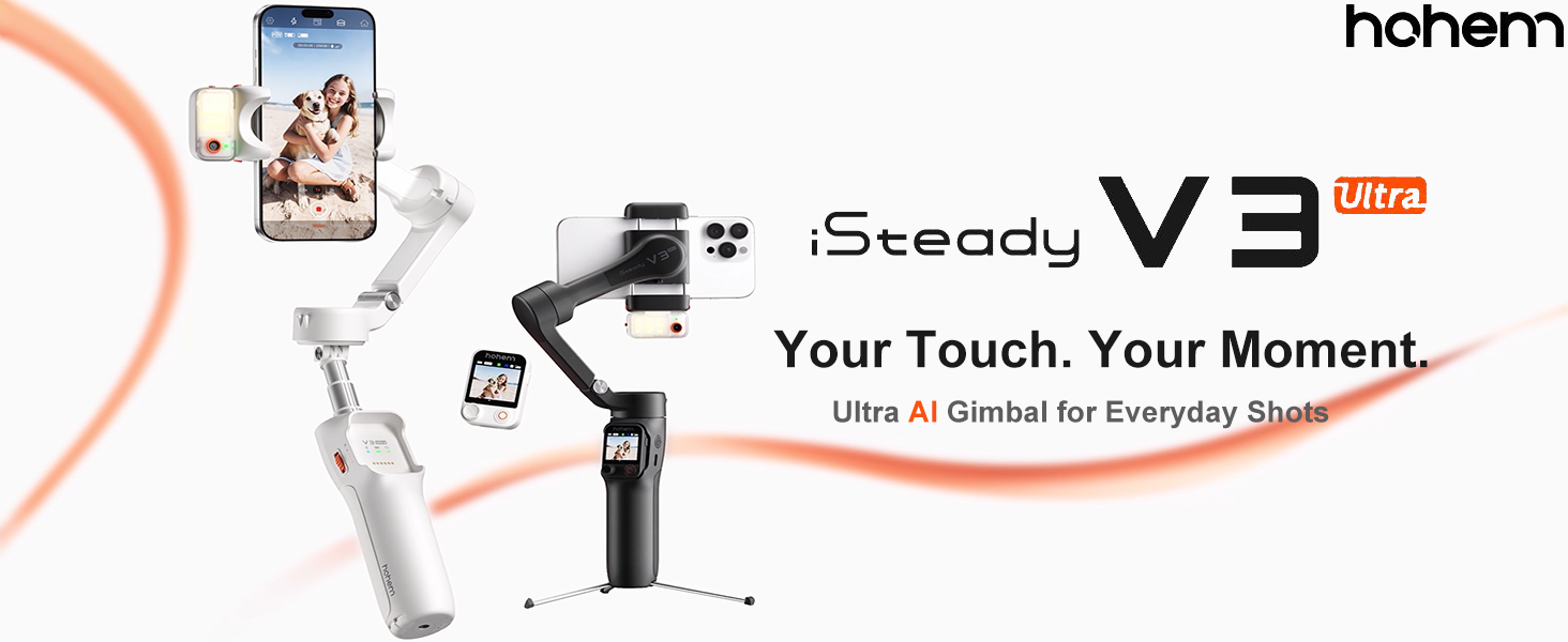 Amazon.com: Hohem iSteady V3 Ultra Gimbal Estabilizador para