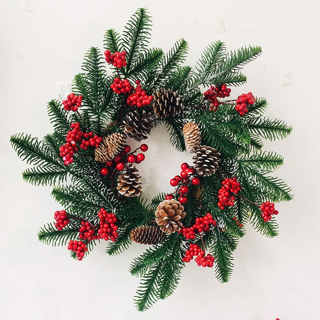 Guirlandes de Noël lumineuses 40CM pour décoration de porte