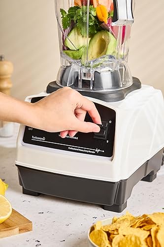 Miniatura 4 de Turbosaver TB79 Professional Blender 1800W – 3.5HP, 35,000 RPM, Commercial Grade, Ice Crushing, 85 oz Tritan Jar