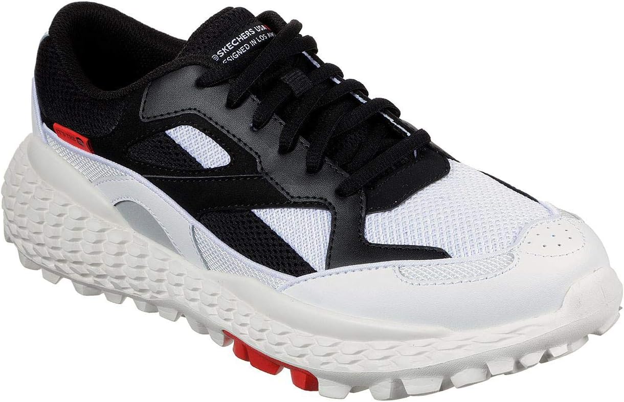 Skechers Monster-Azuza Zapatos de correr de piel con espuma viscoelástica  para hombre, Blanco/Negro, 7 US : Amazon.com.mx: Ropa, Zapatos y Accesorios
