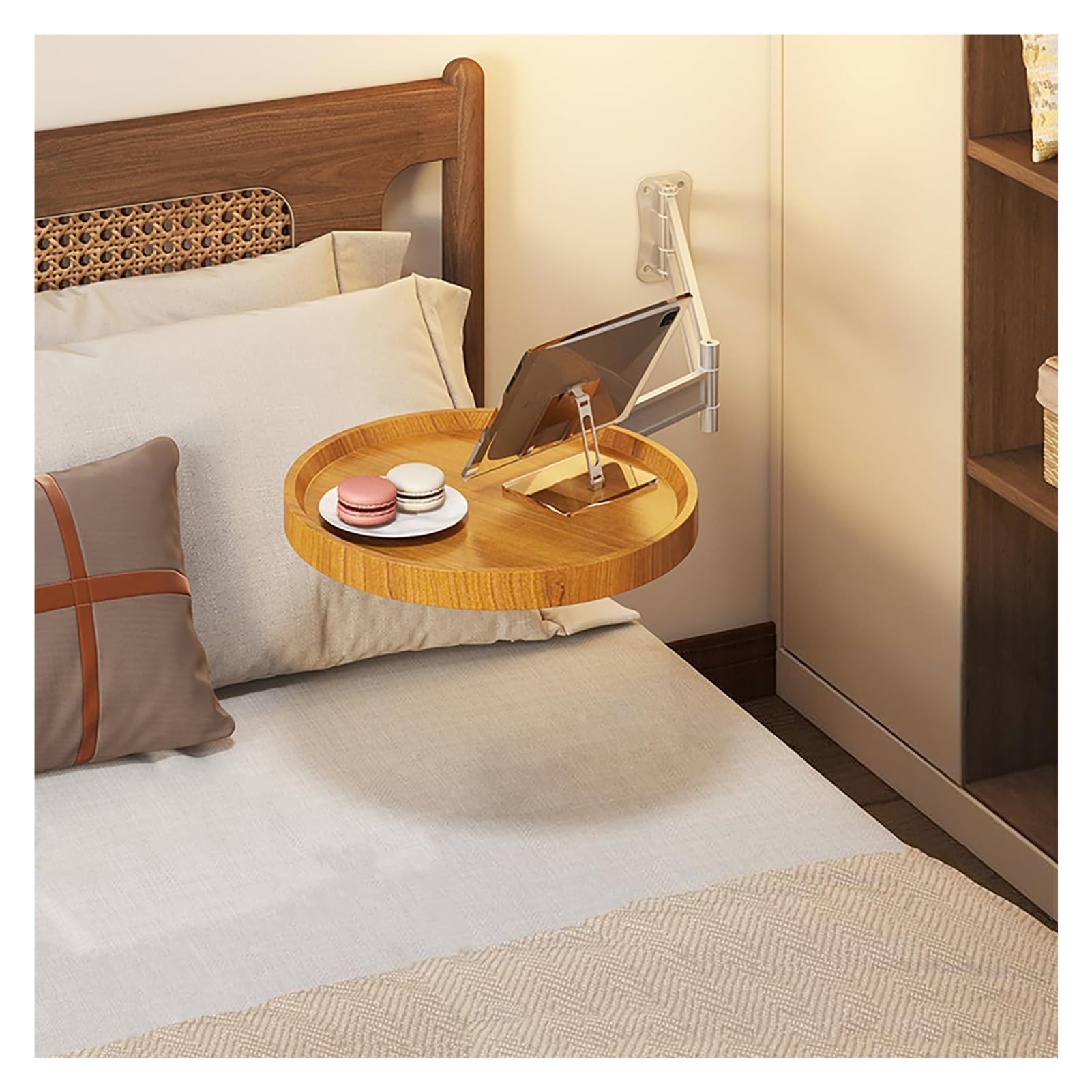 Table pliante murale ronde de 28 cm pour rompre le manque de place