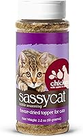 Vista 9 de Herbsmith Sassy Cat Kibble Seasoning – Pescado blanco liofilizado – Decoración de comida para gatos para comensales exigentes – Pescado blanco
