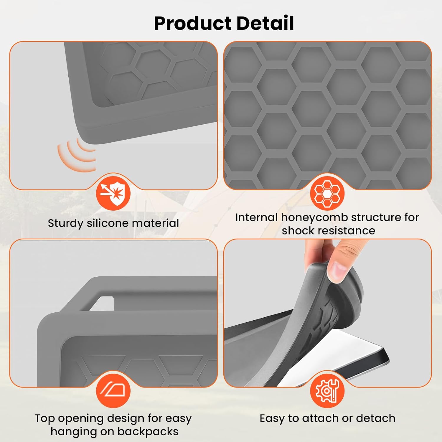GEEKERA Starlink Mini Protective Cover Case, Starlink Mini Satellite Dish Accessories, Waterproof Anti-Drop All-Round Protection, Free Hooks for Outdoor, Travel, Camping