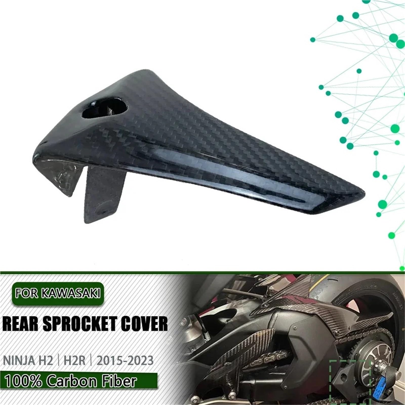 Moto Pignone Protezione Adatto per Kawasaki NINJA H2 H2R SX 2015-2023 Moto Modificate Parti Carenatura Protezioni Protezione