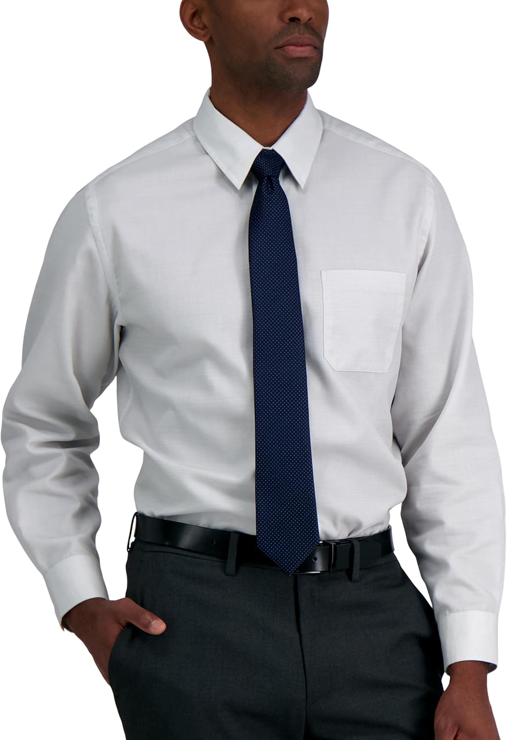 Calvin Klein Men’s Navy Blue Solid and Pattern Neckties – Ties for Work, Weddings & Formalwear (Standard and Extra Long) - Image 4