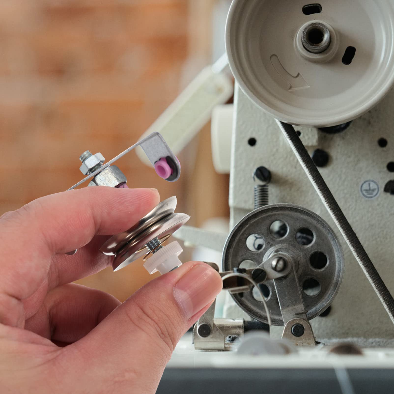 Goudkleurige Pauw Haak Of Brei Ring Een Garenspanning Hulp Voor Bij Het Haken En Breien