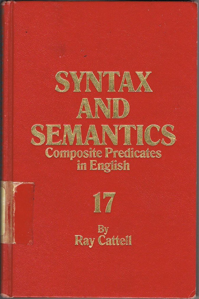 Amazon | Syntax and Semantics: Composite Predicates in English ...