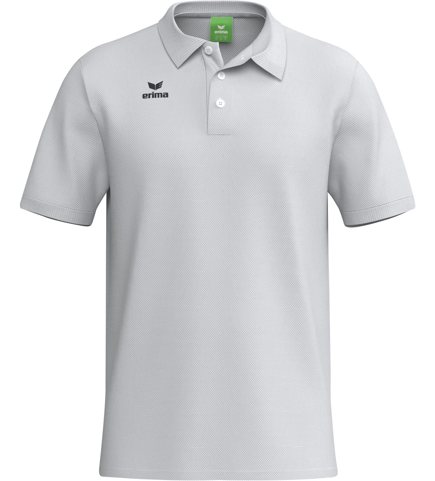 Erima Unisex Ts Logo Polo Shirt (2112616), new White, XXL