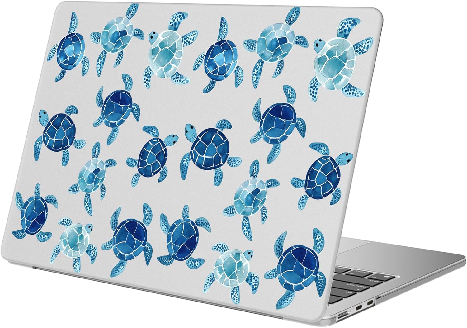 Compatible with MacBook Air 13 inch Case M1 A2337 A2179 A1932 2022 2021 2020 2019 2018 Release, Cute Blue Sea Turtle Protective Hard Shell Matte Cover for MacBook Air 13.3 inch