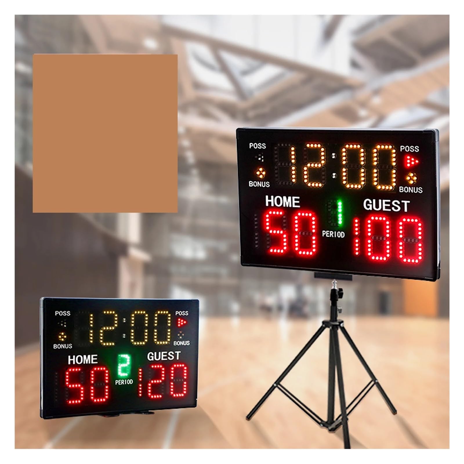 Tabellone segnapunti Digitale elettronico Multifunzionale for Basket, Judo, Calcio, Tennis, Boxe, cronometro, conteggio dei falli
