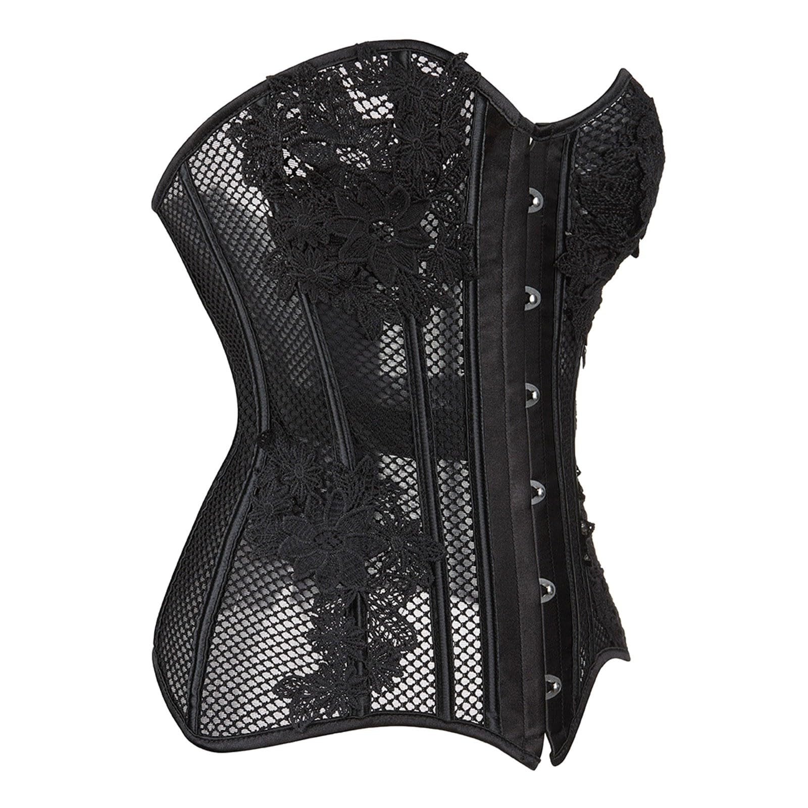 Générique Body Gainant Dentelle Florale sans Coutures Corset Taille Fine,Dentelle Florale | résille Sexy | sans Coutures | Gaine Taille Fine | Corset élégant