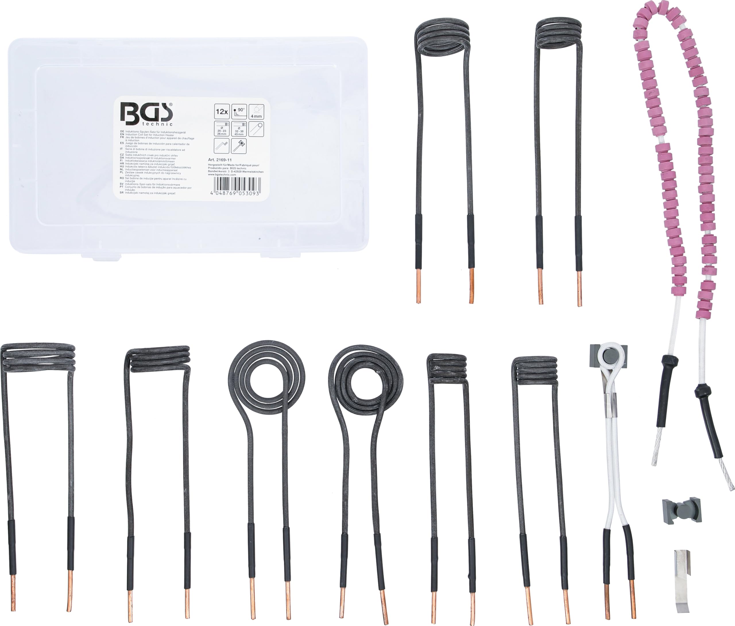 BGS 2169-11 | Jeu de bobines d’induction, pour dispositif de chauffage par induction | pour art. 2169, 3390, 3391 | 12 pièces