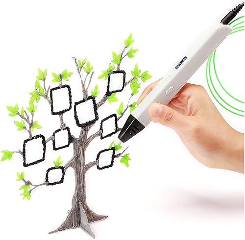 Miniatura 7 de MYNT3D Bolígrafo Super 3D con repuestos de filamento ABS de 10 colores - Crea arte 3D